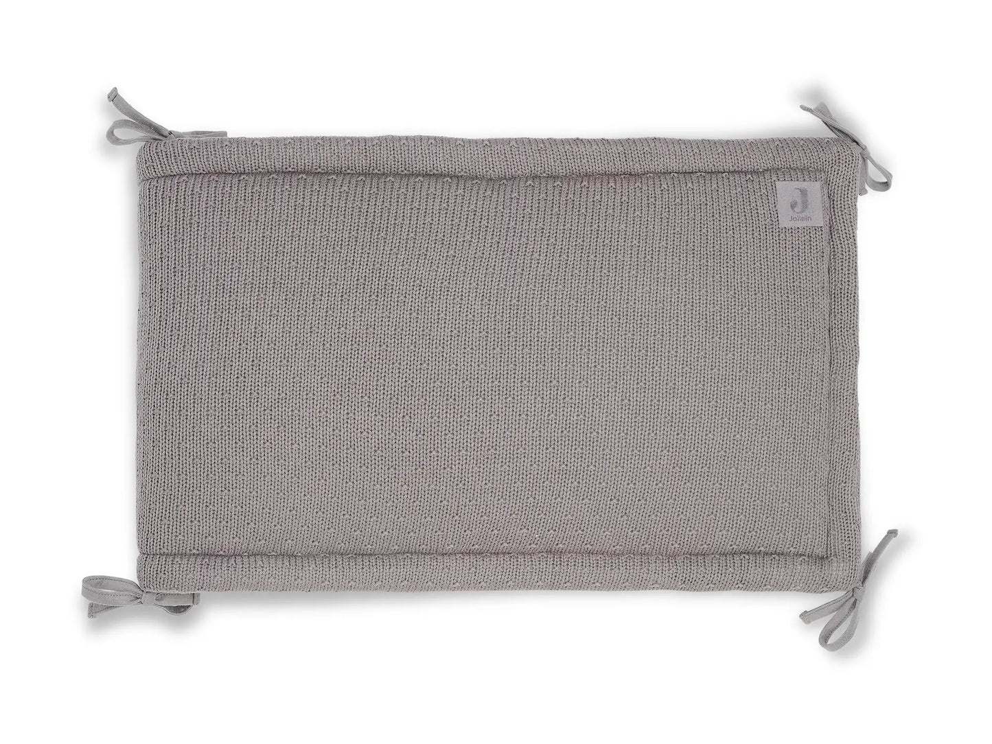 Tour de lit bliss knit storm grey de face