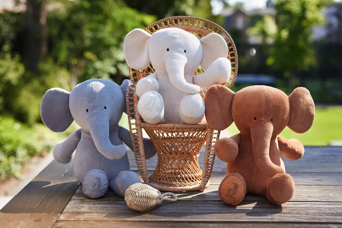 Peluche Éléphant - Caramel Jollein