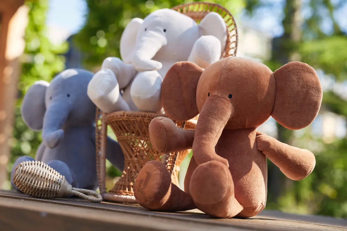 Peluche Éléphant - Caramel Jollein