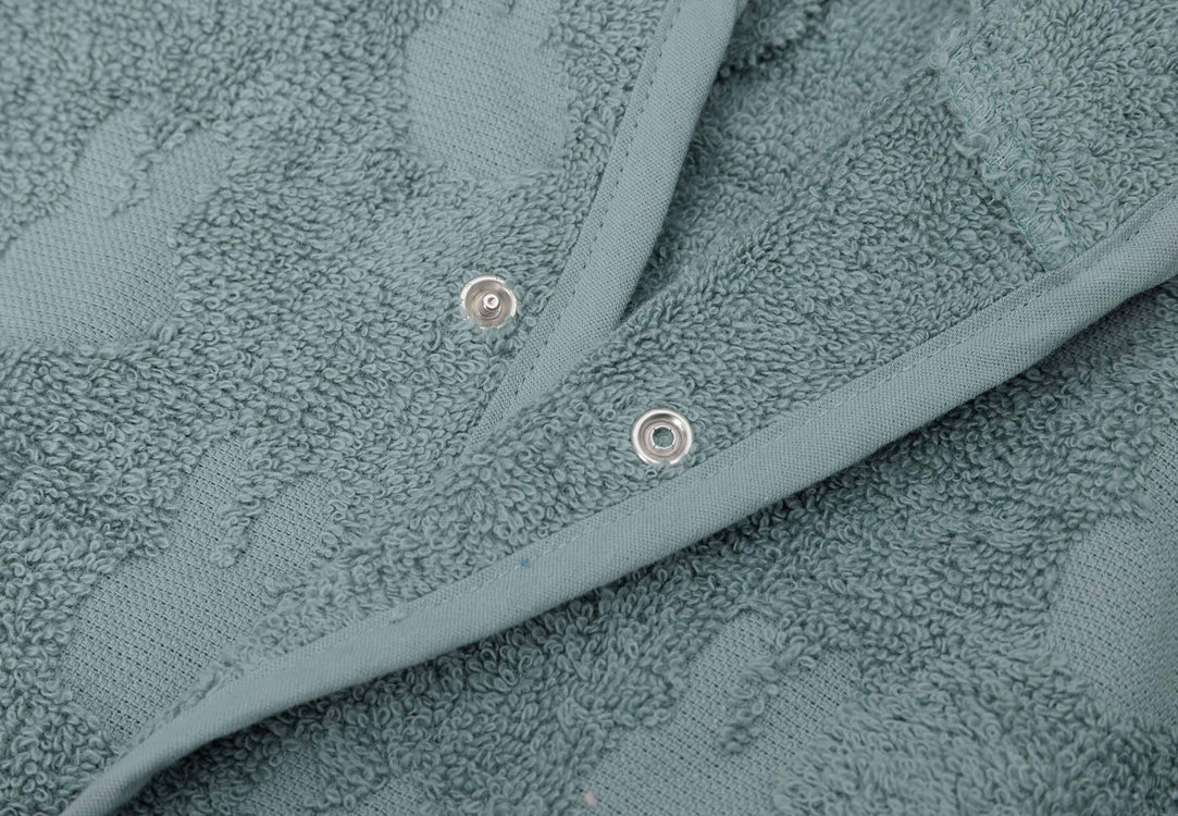 Peignoir en éponge Miffy Jacquard - Sea Green Jollein