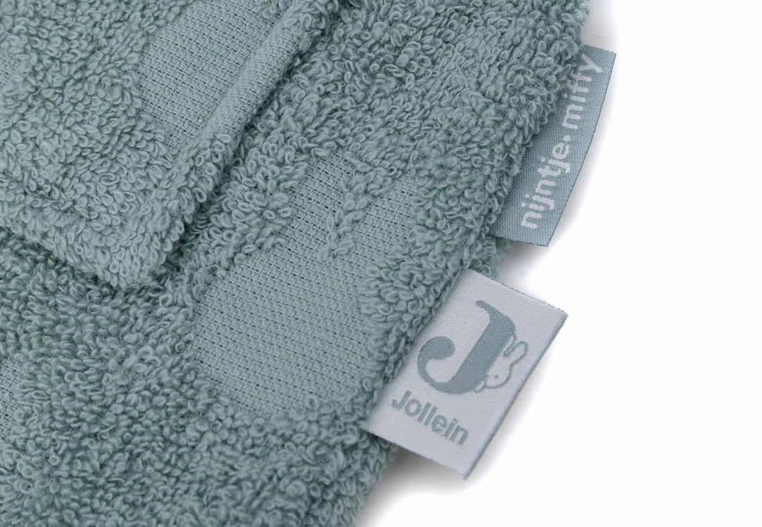 Peignoir en éponge Miffy Jacquard - Sea Green Jollein