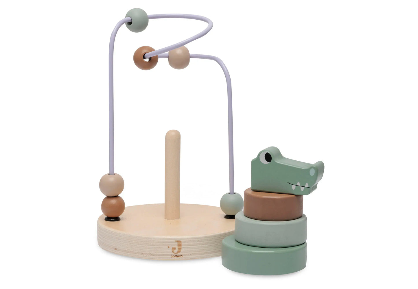 Tour d'empilage en Bois à Spirale Jungle Jambo - Croco Tinours