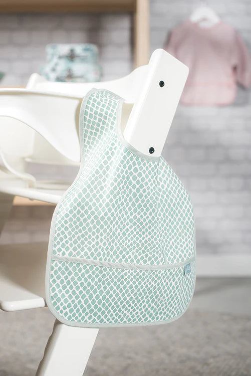 Bavoir imperméable velcro Snake - Soft Green (pack 2) Jollein