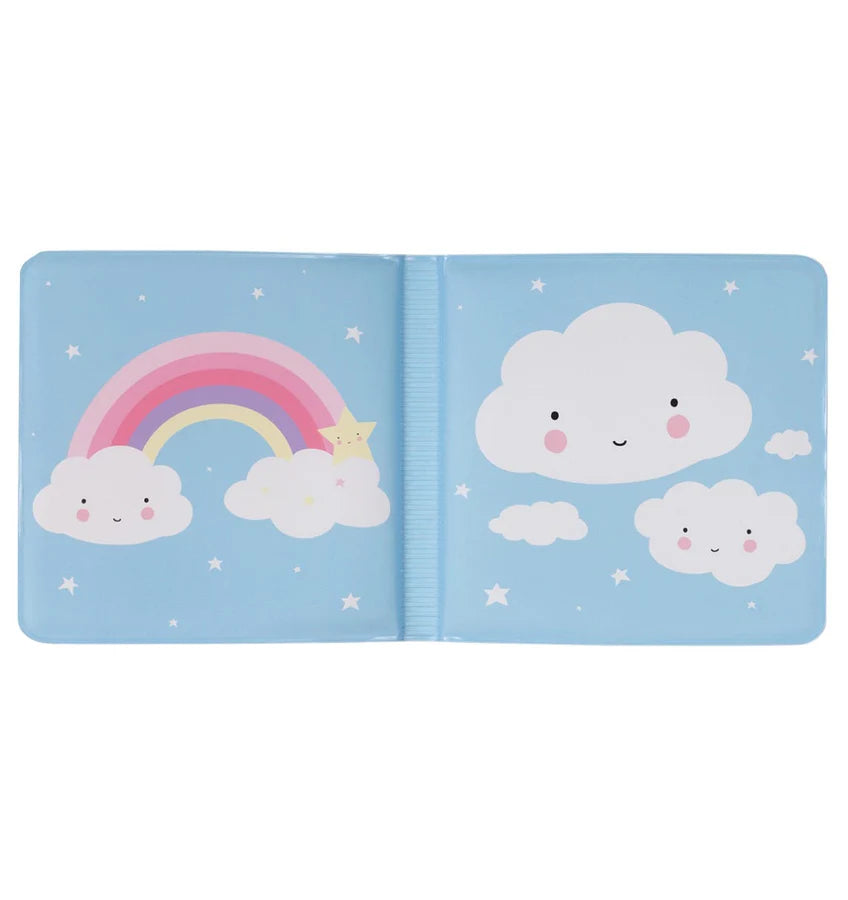 Arc en ciel et nuage du livre de bain cloud et ses amis
