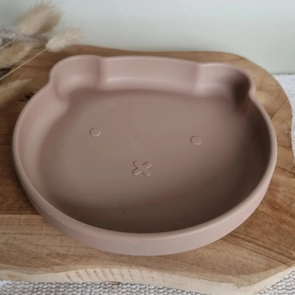 Assiette en silicone pour bébé rammelaartje