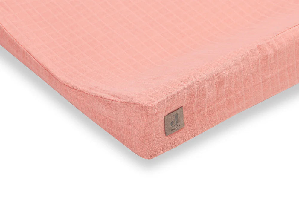 Housse matelas à langer Wrinkled Coton 50x70cm - Rosewood Tinours
