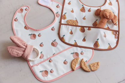 Bavoir imperméable - Peach (pack 2) Jollein